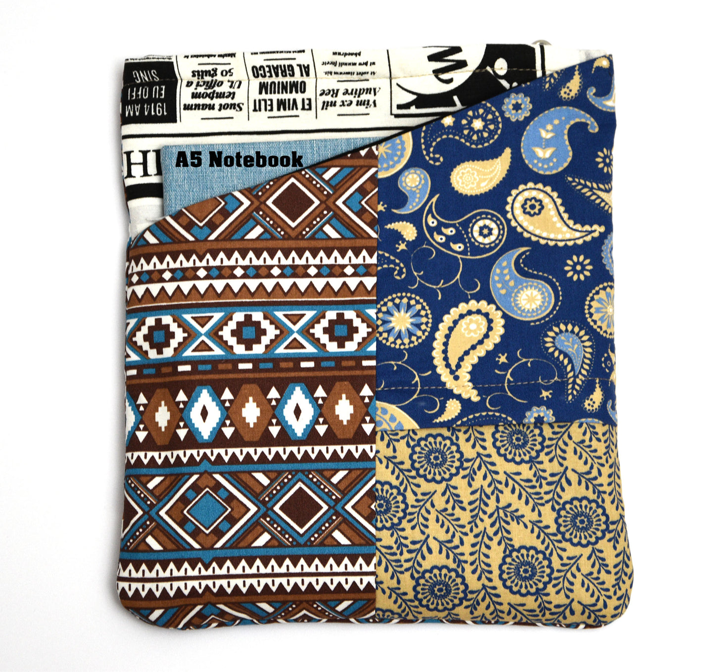 DIY Book Sleeve Sewing Instructions - Patchwork Book Sleeve Pattern