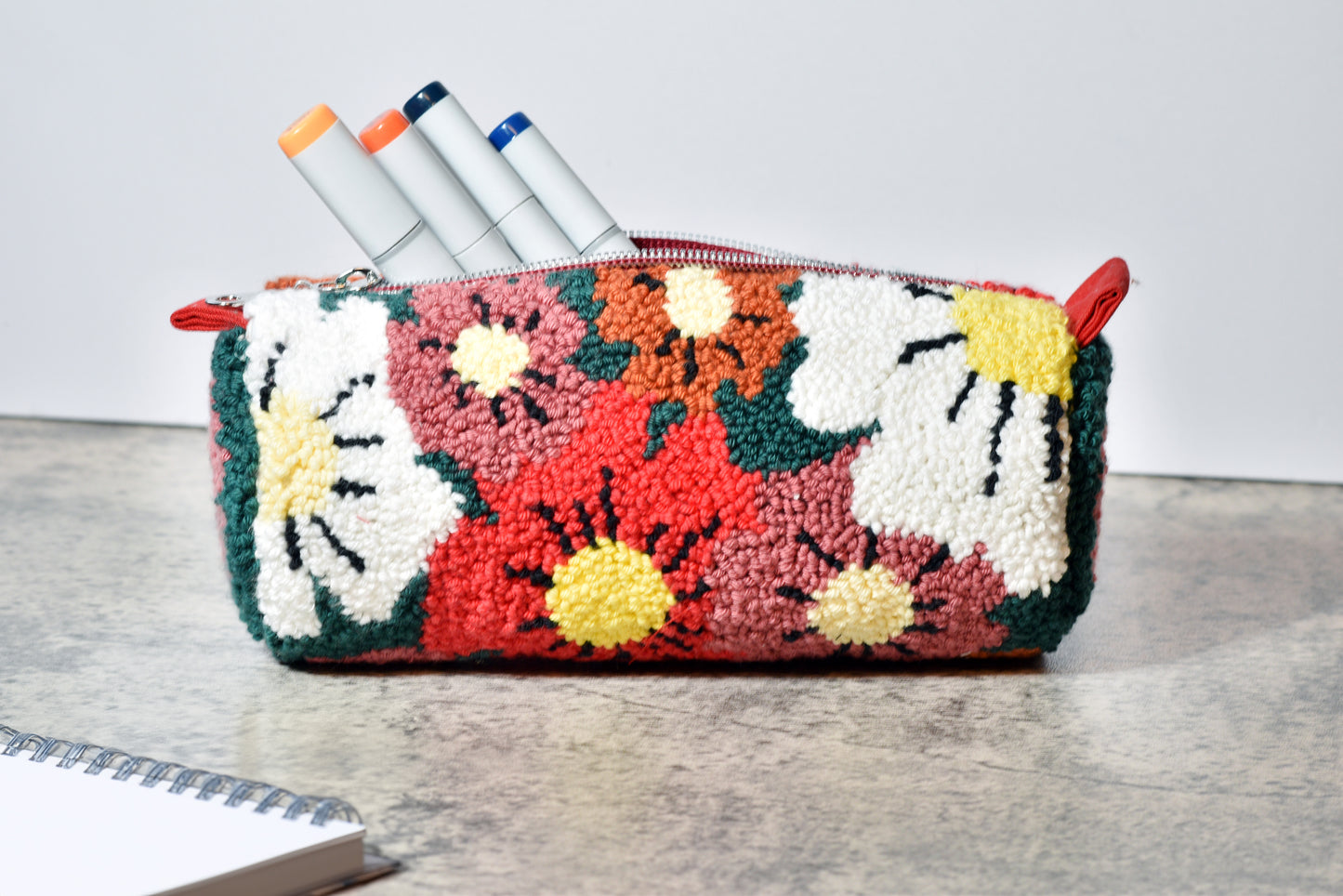 Punch needle Etui bag digital pattern