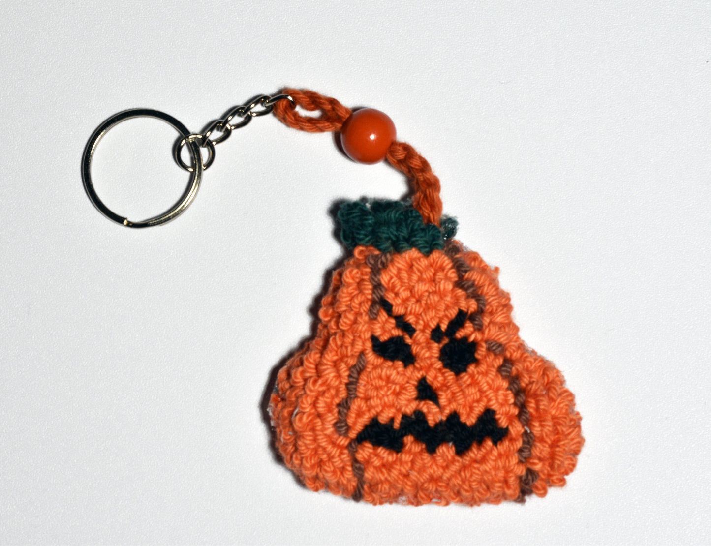 Halloween Punch Needle Keychain PDF Pattern – Create Your Own Spooky Accessories!