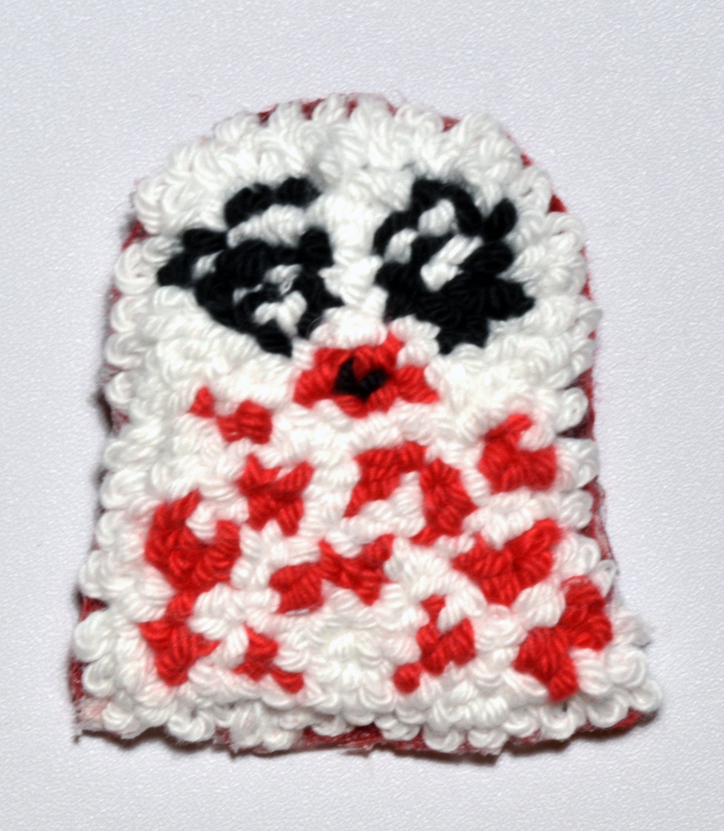 Punch needle embroidery Halloween badges / pins- Pumpkins and ghosts